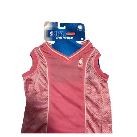 NBA Team Pet Wear Pink Size L Oklahoma Thunder - Picture 3 of 4